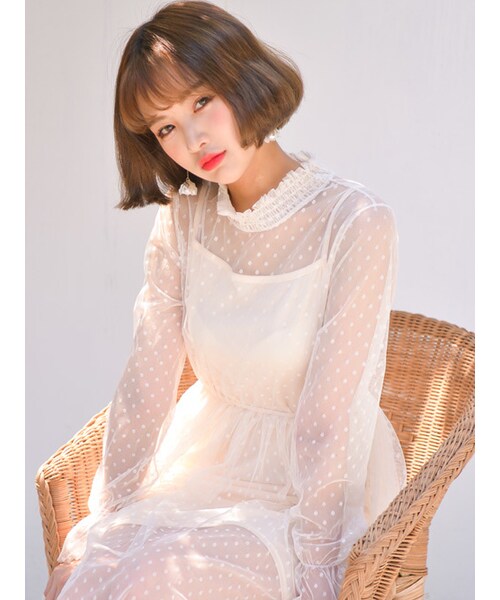 Kormarch コマチ の ドットチュールレースワンピース インナーセット ワンピース Wear