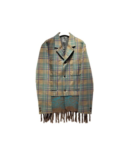 美品UNDERCOVER レイヤードテーラードジャケット　ドッキング UNDERCOVER - John UNDERCOVER レイヤード ロング テーラード