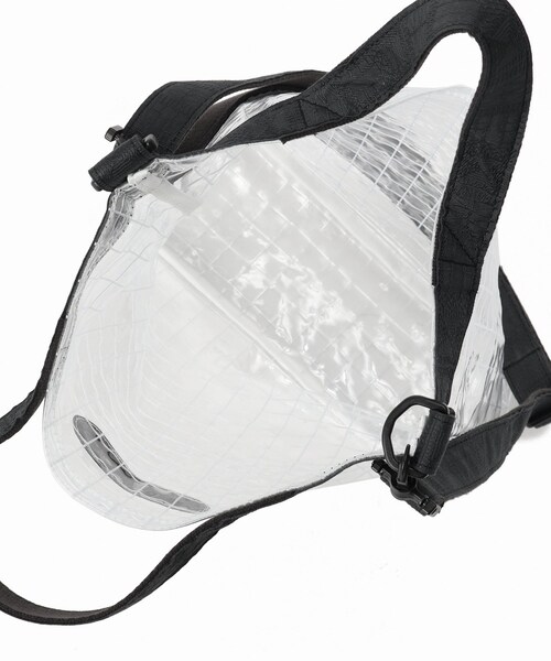 JOURNAL STANDARD（ジャーナルスタンダード）の「PVC 2wayバッグ（バッグ・ブラック/フリー/在庫あり）」の5枚目の写真