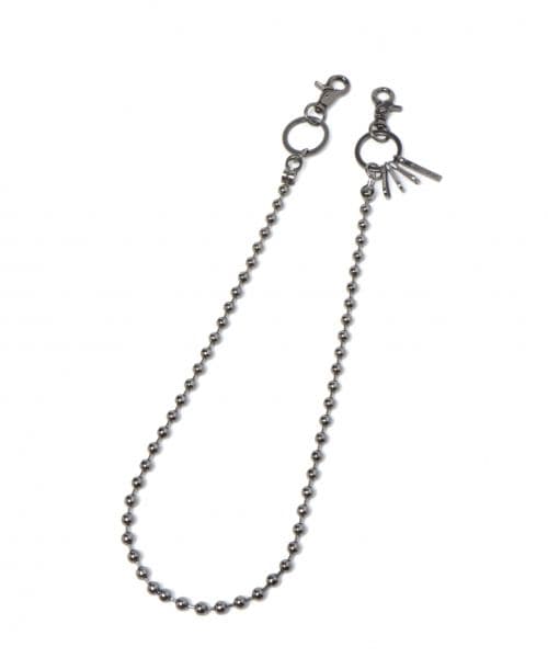 RAGEBLUE（レイジブルー）の「ウォレットチェーン2（アクセサリー・シルバー(ボール)/ブラック(ボール)/シルバー(チェーン)/ブラック(チェーン)）」の2枚目の写真