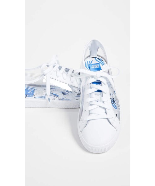 PUMA(プーマ)の「PUMA x Shantell Martin Clyde Clear Sneakers(スニーカー・レディース・Blue・4.5/5/5.5/6/6.5/7/7.5/8)」の5枚目の写真