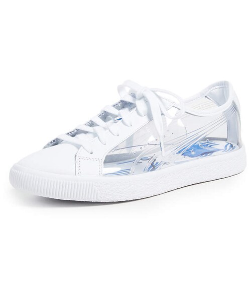 PUMA(プーマ)の「PUMA x Shantell Martin Clyde Clear Sneakers(スニーカー・レディース・Blue・4.5/5/5.5/6/6.5/7/7.5/8)」の3枚目の写真