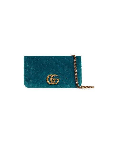 GUCCI（グッチ）の「Gucci GG Marmont Velvet Crossbody Bag（クラッチバッグ・レディース・Purple/Black/Blue・One Size）」の3枚目の写真