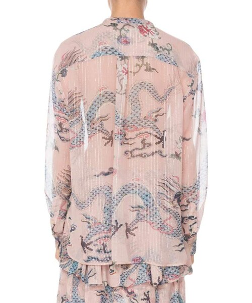 ISABEL MARANT イザベルマラン 23SS BRUNILLE 総柄シルクブラウス シャツ HT0139FA-A1J02I ブルー 36 楽天市場】イザベルマラン ISABEL MARANT（シャツ・ブラウス｜トップス