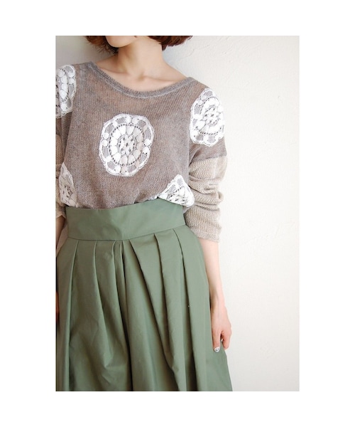 RehersalL（リハーズオール）の「ラミーニットロングスリーブトップス（シャツ/ブラウス・レディース・その他）」の4枚目の写真