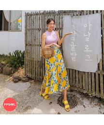 PPGIRL | (B923) mandarin flower two-piece(ワンピース)