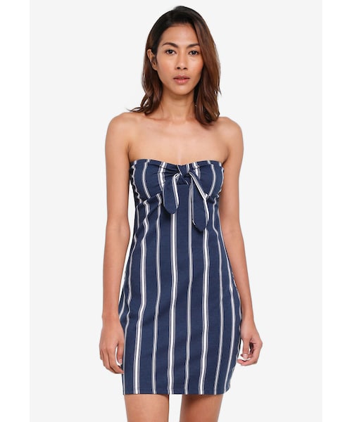 cotton bandeau dress