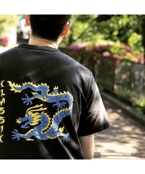 Handmade（ハンドメイド）の「Classic Dragon pocket-Tee（Tシャツ/カットソー・メンズ・その他）」の9枚目の写真