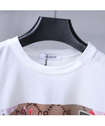GUCCI カシュクールネックカットソー GUCCI（グッチ）の「gucciシリーズ Tシャツ レディース メンズ