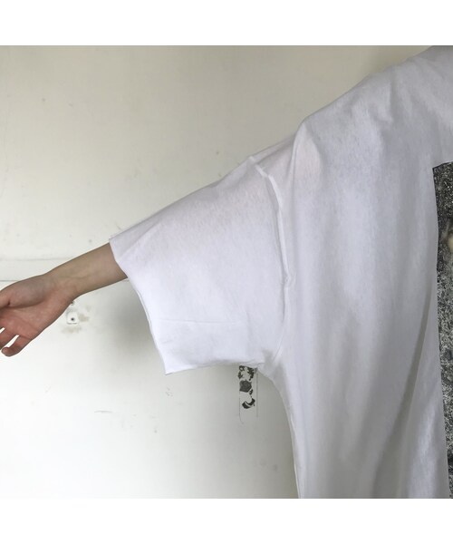 BALMUNG（バルムング）の「BALMUNG / プリントビッグT / 半袖 / 白