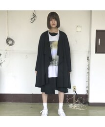 BALMUNG グラフィック プリント ビッグ Tシャツ オーバーサイズ 黒 BALMUNG グラフィック プリントビッグTシャツ オーバサイズ 黒