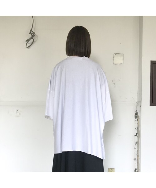 BALMUNG（バルムング）の「BALMUNG / プリントビッグT / 半袖 / 白
