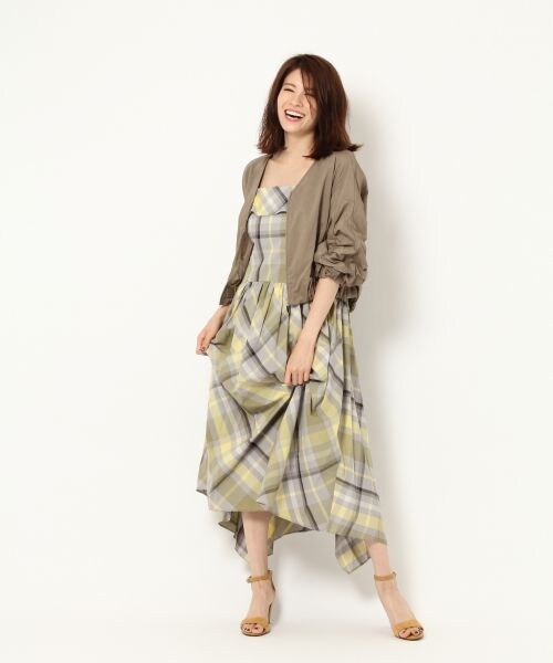 BABYLONE（バビロン）の「６０ローンタックギャザーブルゾン（ジャケット/アウター・オフホワイト/ブラック/カーキ）」の9枚目の写真