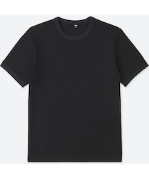 UNIQLO | ワッフルクルーネックT（半袖）(Tシャツ/カットソー)