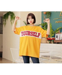 HOTPING | YOURSELFレタリングTシャツ(Tシャツ/カットソー)