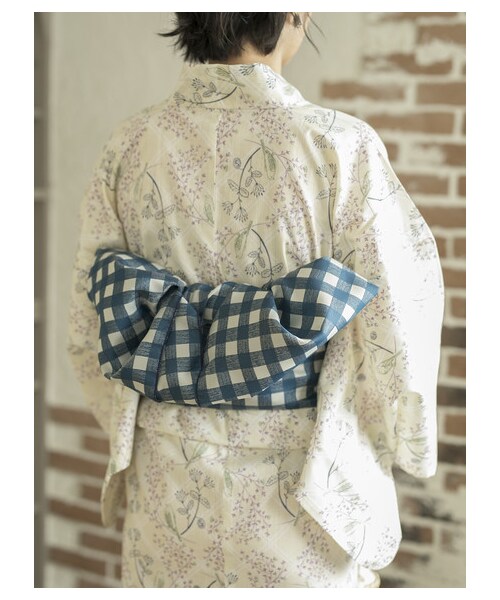Samansa Mos2（サマンサ モスモス）の「小鳥のさえずり柄浴衣（）」 - WEAR