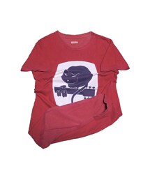 日本製 KAPITAL キャピタル 猫ギター プリントTシャツ KAPITAL(キャピタル) 猫プリントTシャツ | 少しマニアックな古着