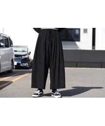 BISHOOL | BISHOOL wool gabardine 3tuck big pants(その他パンツ)