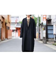 BISHOOL | BISHOOL tropical wool liberty long jacket coat(その他アウター)