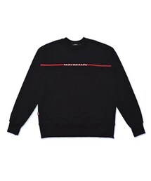 Understudyclub | マッドマルス(Madmars) リブ ポイント スウェットシャツ (ブラック)(スウェット)