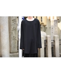 BISHOOL | BISHOOL wool gabardine long pullover(Tシャツ/カットソー)