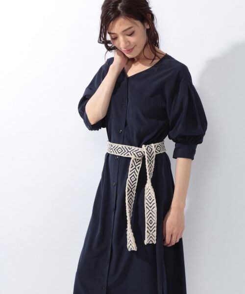 laboratory work（ラボラトリーワーク）の「ドルマンショートスリーブトロミワンピース（ワンピース/ドレス・グレーベージュ/キャメル/ネイビー）」の3枚目の写真