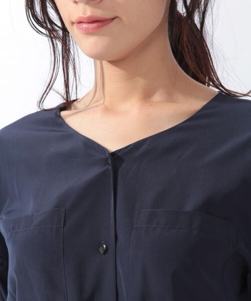 laboratory work（ラボラトリーワーク）の「ドルマンショートスリーブトロミワンピース（ワンピース/ドレス・グレーベージュ/キャメル/ネイビー）」の13枚目の写真