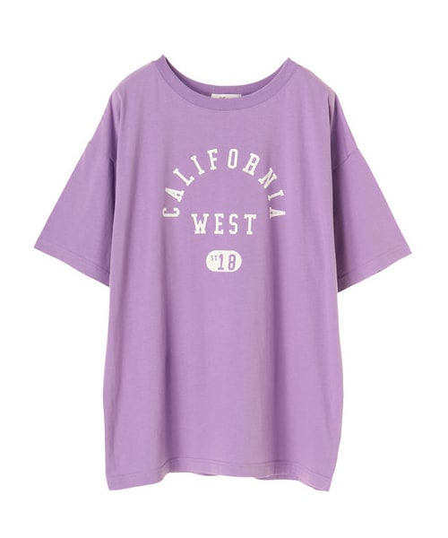 Green Parks(グリーンパークス)の「・WEARS ロゴptビットTシャツ(トップス・オフホワイト/ブラック/パープル・F)」の9枚目の写真