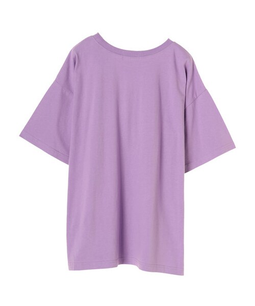 Green Parks(グリーンパークス)の「・WEARS ロゴptビットTシャツ(トップス・オフホワイト/ブラック/パープル・F)」の3枚目の写真