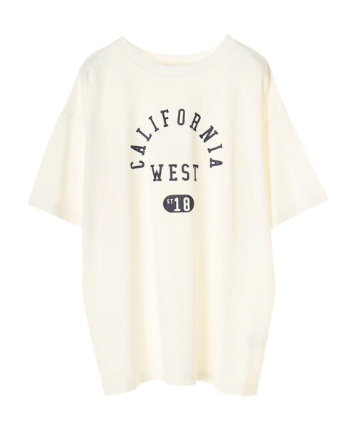 Green Parks(グリーンパークス)の「・WEARS ロゴptビットTシャツ(トップス・オフホワイト/ブラック/パープル・F)」の7枚目の写真