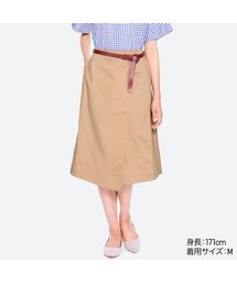UNIQLO | ハイウエストラップナロースカート(スカート)
