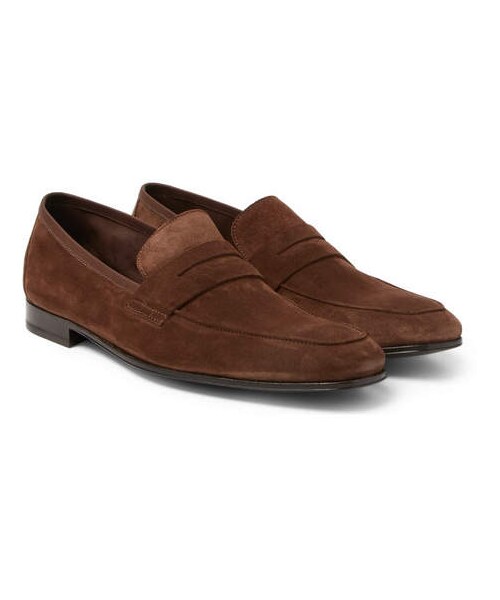 Paul Smith Glynn Suede Penny Loafers 