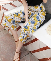 DHOLIC | パームツリーワイドパンツ(その他パンツ)