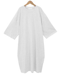 Dailyabout | バックプリントスリットヘムワンピース(ワンピース)