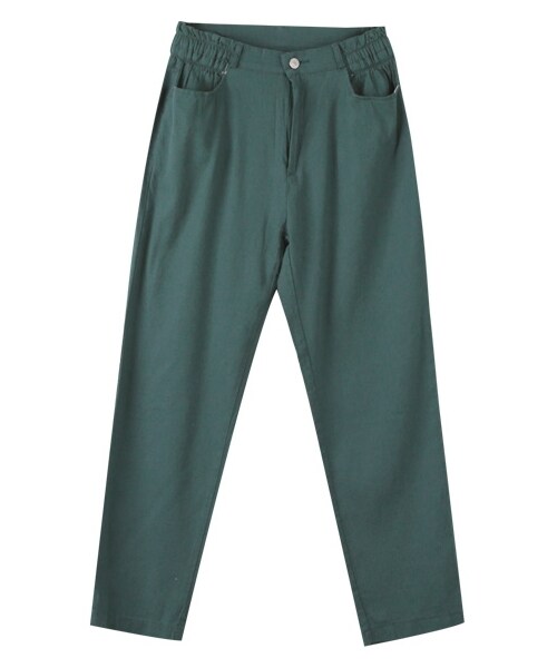 withipun(ウィズイプン)の「サイドポケットハイウエストサルエルパンツ(その他パンツ・レディース・ホワイト/ベージュ/グリーン/ブラック・FREE)」の4枚目の写真