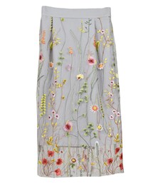 STYLEBLOCK | チュール花柄刺繍タイトスカート(スカート)