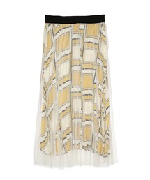 frunco | キカ柄チュールレイヤードスカート(スカート)