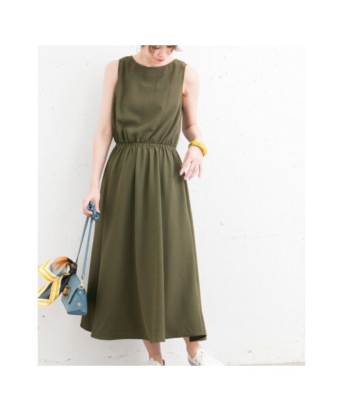 「URBAN RESEARCH ROSSO WOMEN」 ノースリーブブラウス FREE イエロー レディース URBAN RESEARCH ROSSO｜アーバンリサーチ ロッソのトップス（袖