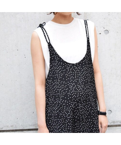 no brand（ノーブランド）の「【再々入荷】ドットキャミサロペット（ワンピース・レディース・その他）」の10枚目の写真