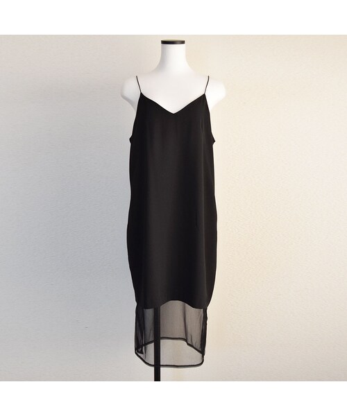 no brand（ノーブランド）の「【 MORE SALE 】チュールドッキングキャミOP（ワンピース・レディース・その他）」の5枚目の写真