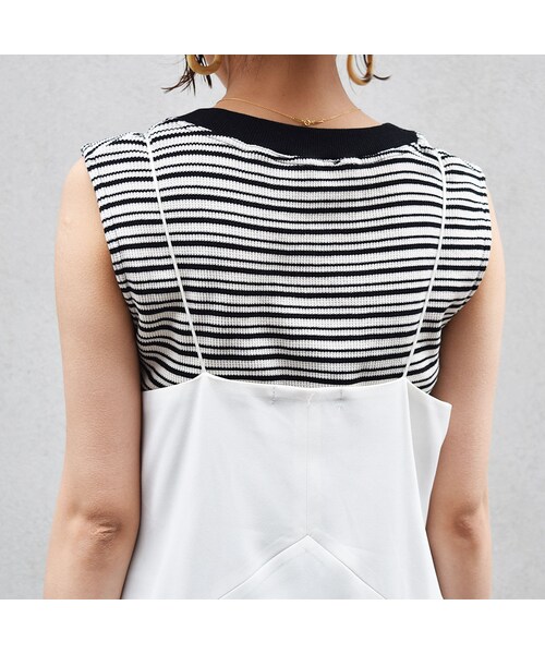 no brand（ノーブランド）の「【 MORE SALE 】チュールドッキングキャミOP（ワンピース・レディース・その他）」の11枚目の写真