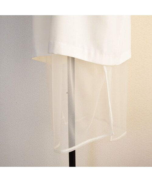 no brand（ノーブランド）の「【 MORE SALE 】チュールドッキングキャミOP（ワンピース・レディース・その他）」の6枚目の写真