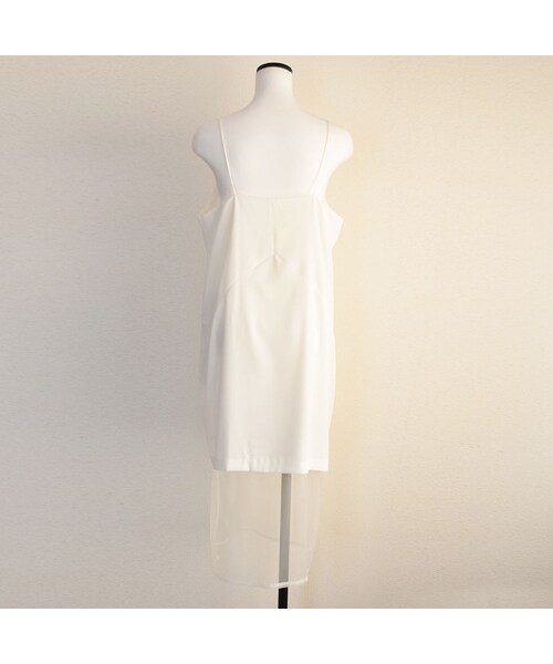 no brand（ノーブランド）の「【 MORE SALE 】チュールドッキングキャミOP（ワンピース・レディース・その他）」の7枚目の写真