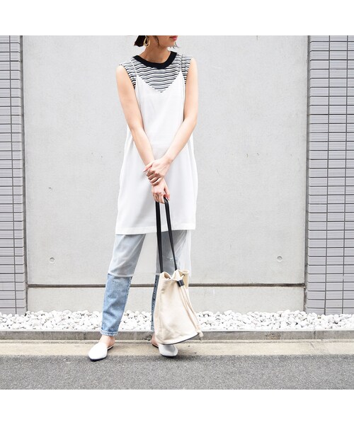 no brand（ノーブランド）の「【 MORE SALE 】チュールドッキングキャミOP（ワンピース・レディース・その他）」の15枚目の写真