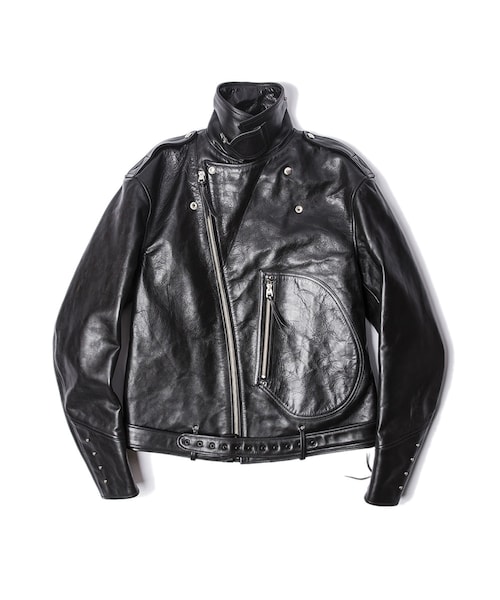 ジャケット・アウター Atlast&co leather togs black horsehide At Last & Co. Lot 762 Leather Togs Horsehide Jacket – BROGUE