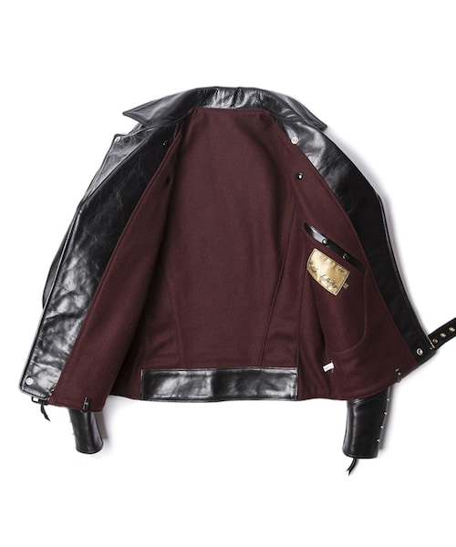 ジャケット・アウター 00s L.G.B Tactical Rider Jacket L.G.B Early 00s Padded Cow Leather Rider Jacket L.G.B (Le