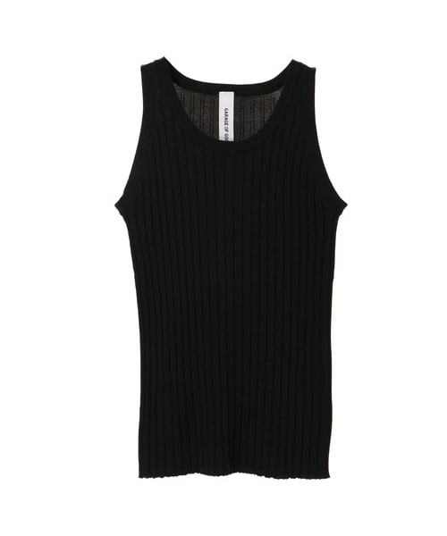 GARAGE OF GOOD CLOTHING（ガレージオブグッドクロージング）の「OLG リブタンクトップ（トップス・ホワイト/ブラック/ブラウン/ダークブル・F）」の7枚目の写真