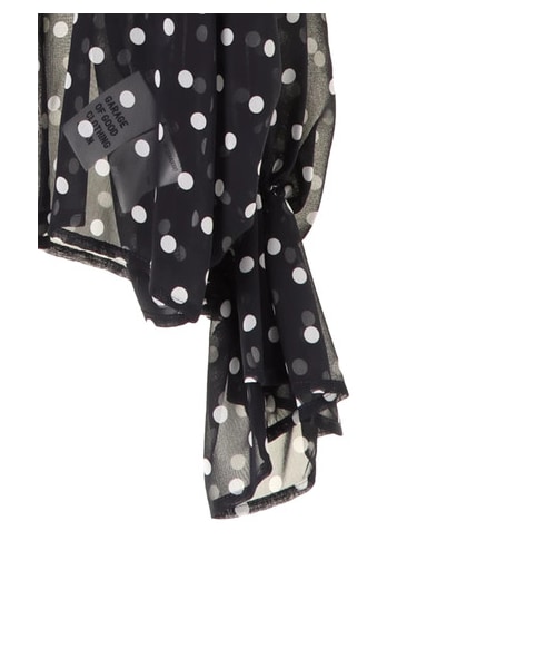 GARAGE OF GOOD CLOTHING（ガレージオブグッドクロージング）の「joa ドットブラウス（トップス・ブラック/ネイビー・F）」の4枚目の写真