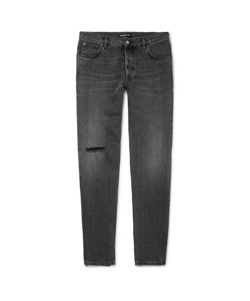 パンツ BALENCIAGA / Dark Grey Distressed Denim BALENCIAGA（バレンシアガ）の「Balenciaga Distressed Denim Jeans