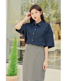 HOTPING | ワンポケットラベルポイントシャツ(シャツ/ブラウス)